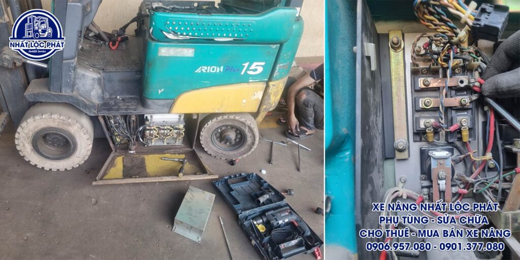 Phục hồi hệ thống mạch điện của xe nâng