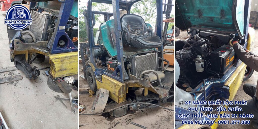 sửa chữa xe nâng hiệp bình