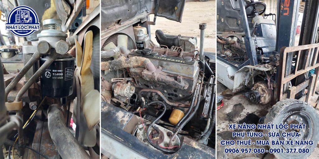 Khắc phục lỗi xe nâng xăng hỏng hóc tận gốc