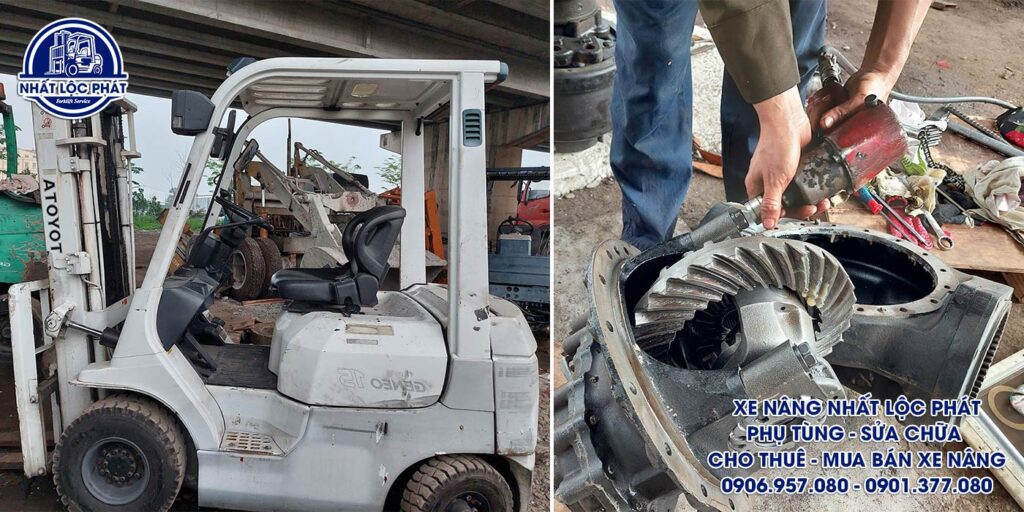 Sửa chữa xe nâng đạt hiệu suất vận chuyển cao