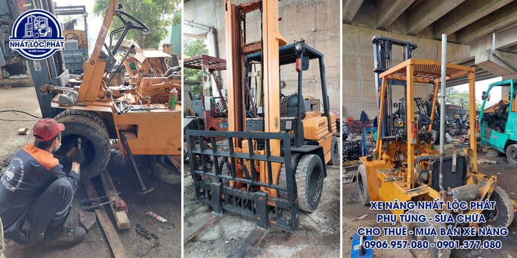 Thay thế phụ tùng xe nâng trọn gói