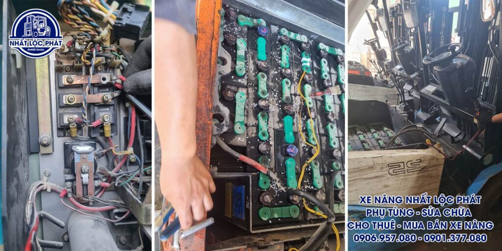 sửa chữa xe nâng long bình