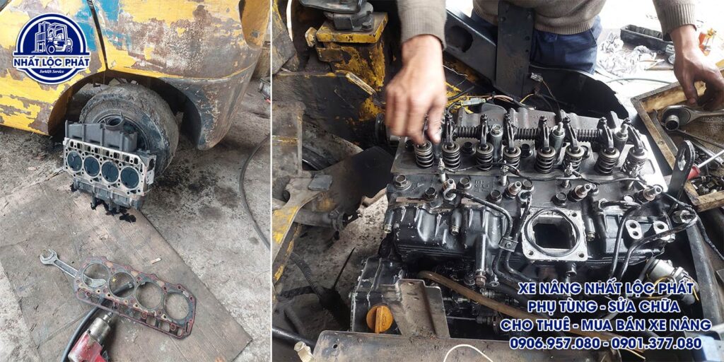 sửa chữa xe nâng long phước