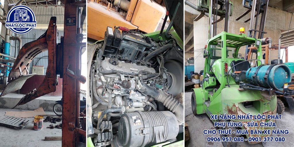 Thay thế phụ tùng xe nâng với quy trình chuyên nghiệp chất lượng