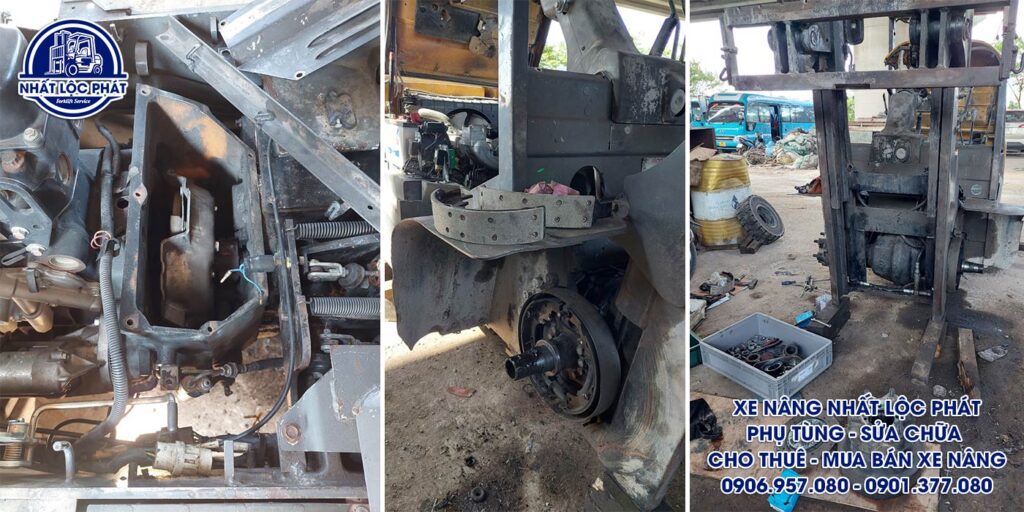 sửa chữa xe nâng long phước
