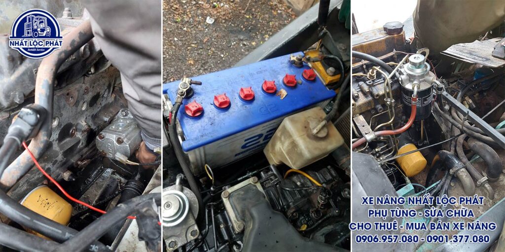 sửa chữa xe nâng long phước