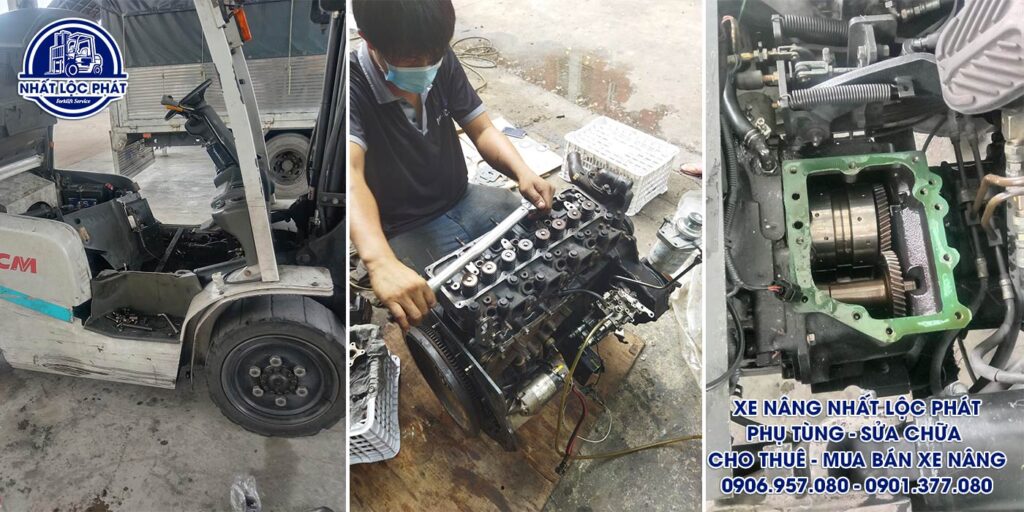 sửa chữa xe nâng long phước
