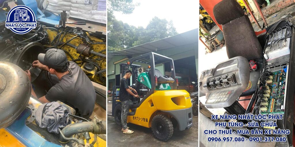 Kinh nghiệm sửa chữa các dòng xe nâng chuyên nghiệp uy tín