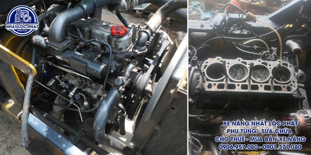 sửa chữa xe nâng long trường