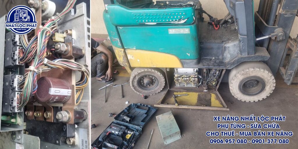 sửa chữa xe nâng long trường