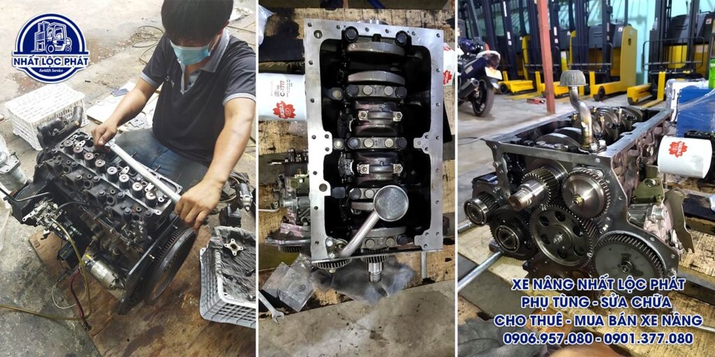 sửa chữa xe nâng long trường