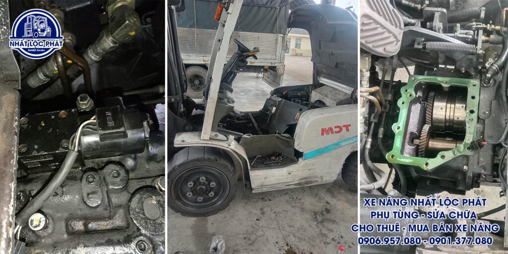 sửa chữa xe nâng long trường