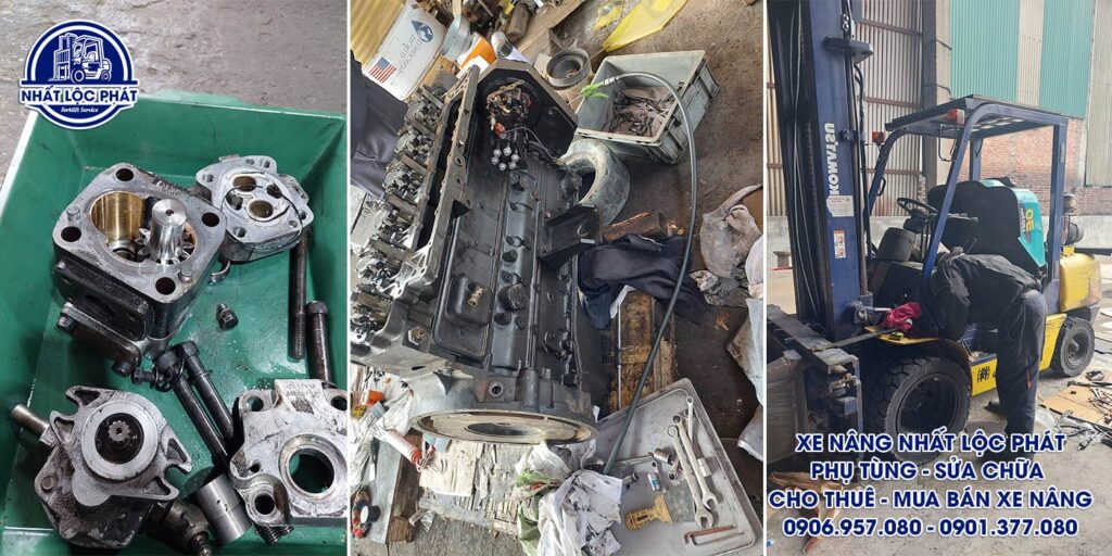 Thay thế phụ tùng xe nâng chính hãng