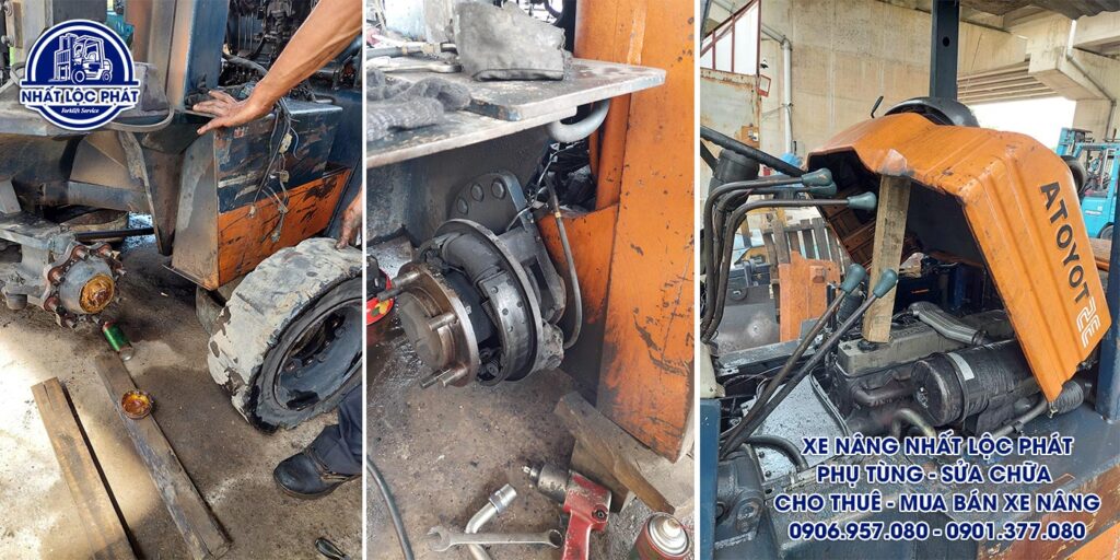 Sửa chữa xe nâng chuyên nghiệp Tăng Nhơn Phú