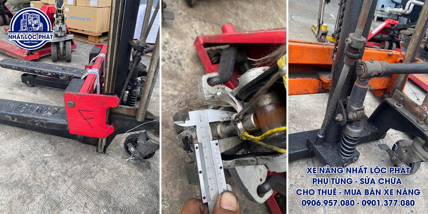 sửa chữa xe nâng tay
