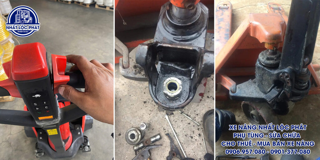 sửa chữa xe nâng tay