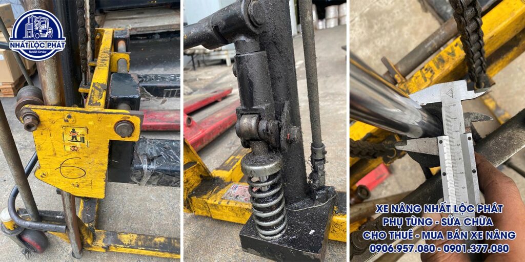 Thay thế phụ tùng và sửa chữa xe nâng tay chuyên nghiệp
