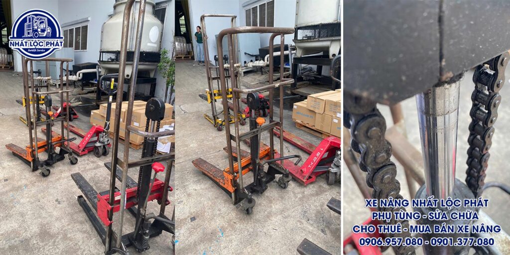 Sửa chữa xe nâng tay tận nơi nhanh chóng và tiện lợi