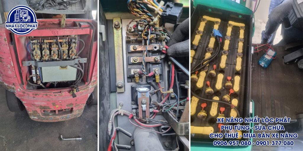 Phục hồi linh kiện điện tử của xe nâng điện