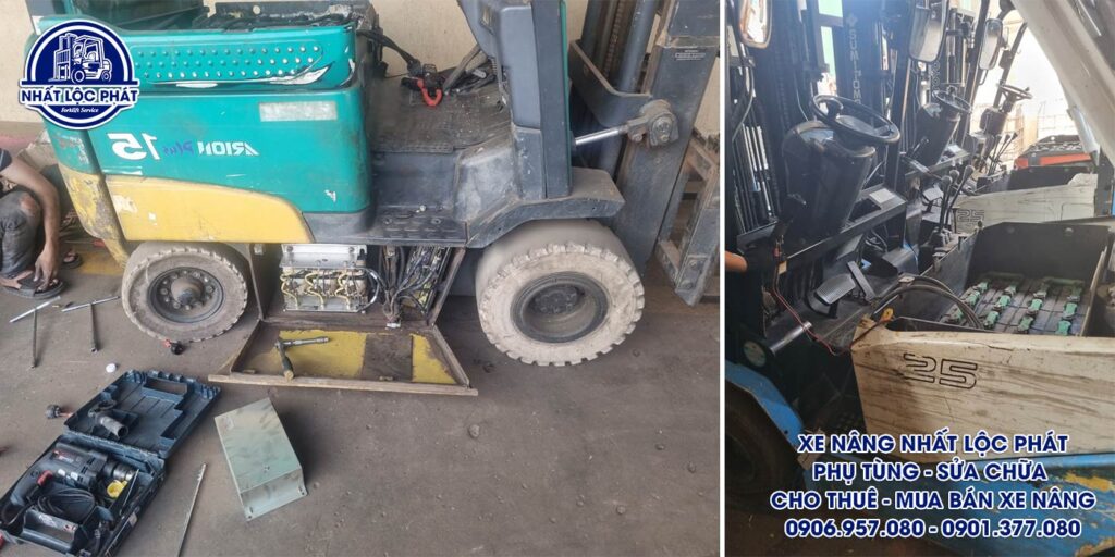 Sửa chữa xe nâng điện chất lượng và an toàn