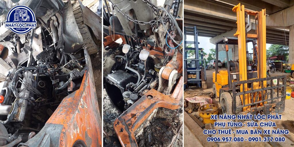 Sửa chữa xe nâng dầu ở Bà Điểm