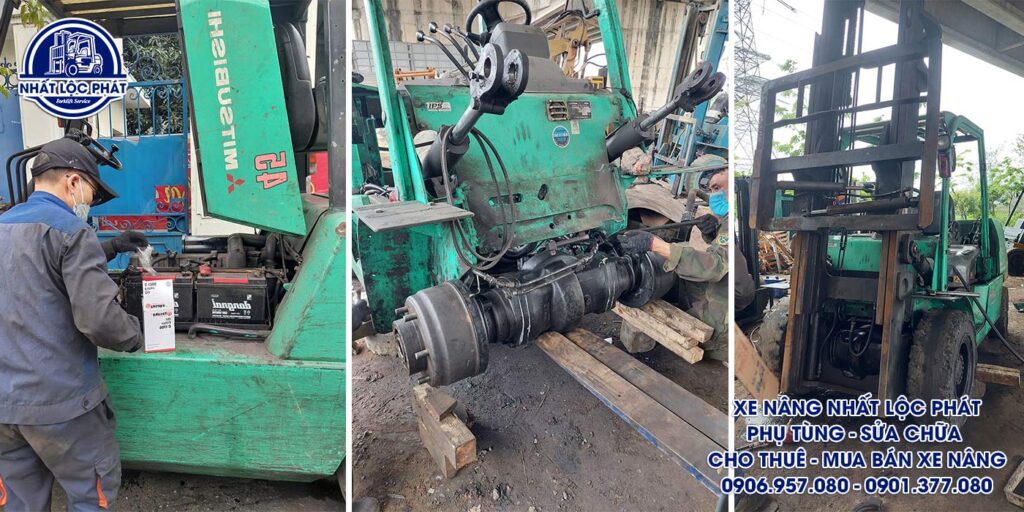 sửa chữa xe nâng bình hưng