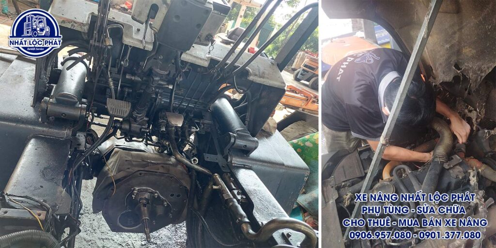 sửa chữa xe nâng bình hưng