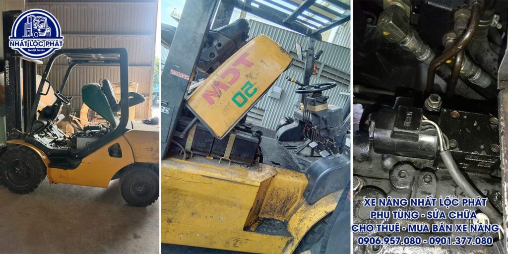 sửa chữa xe nâng bình hưng