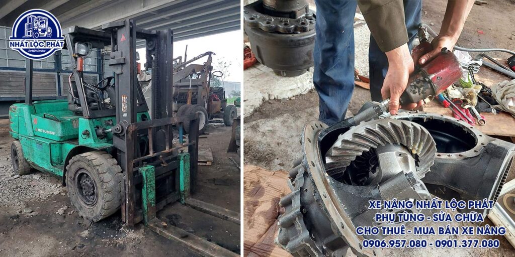 sửa chữa xe nâng bình hưng