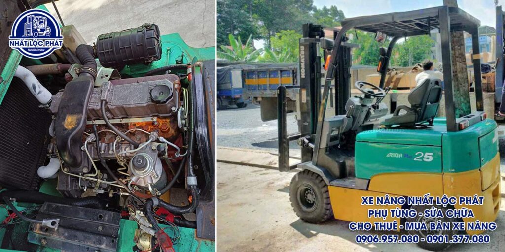 sửa chữa xe nâng bình hưng