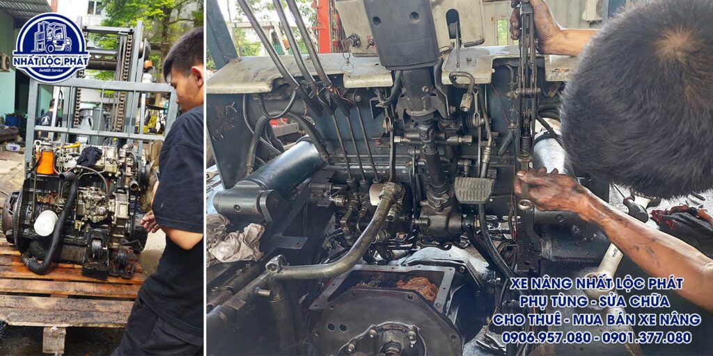 Thiết bị sửa xe nâng hiện đại và linh kiện phụ tùng chính hãng