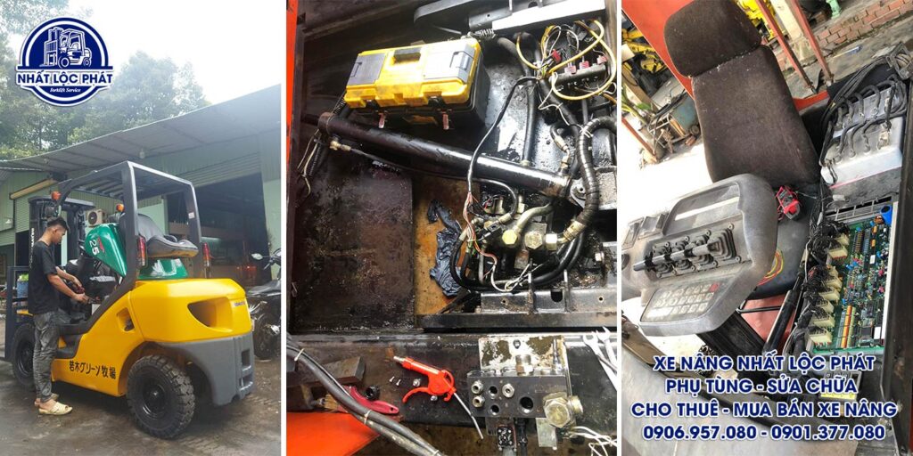 Chi phí sửa xe nâng chất lượng giá cả phải chăng và không phát sinh