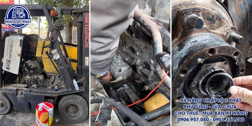 Khắc phục sự cố của xe nâng và phục hồi các phụ tùng linh kiện hỏng hóc