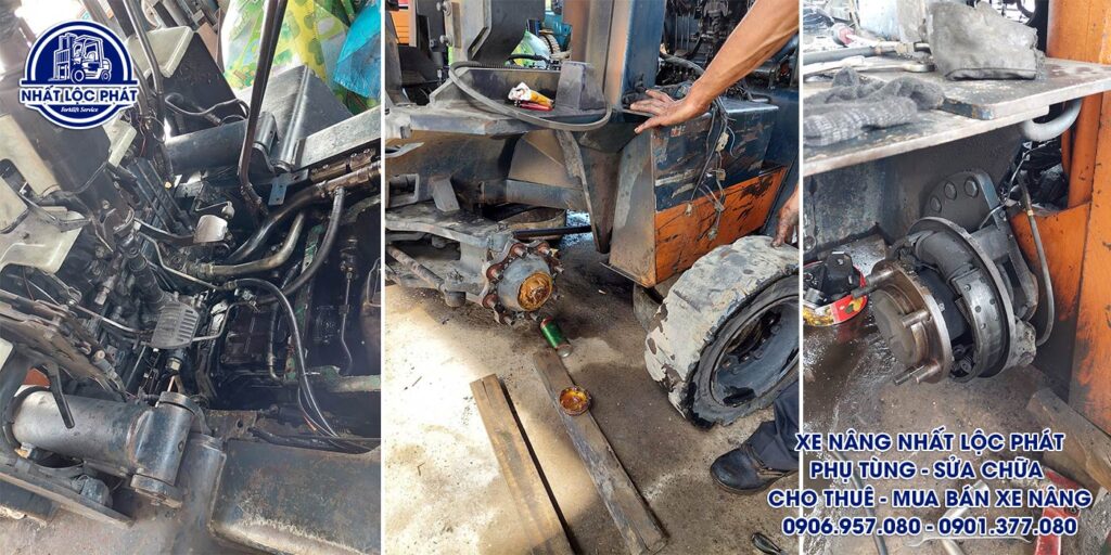 sửa chữa xe nâng cần giờ