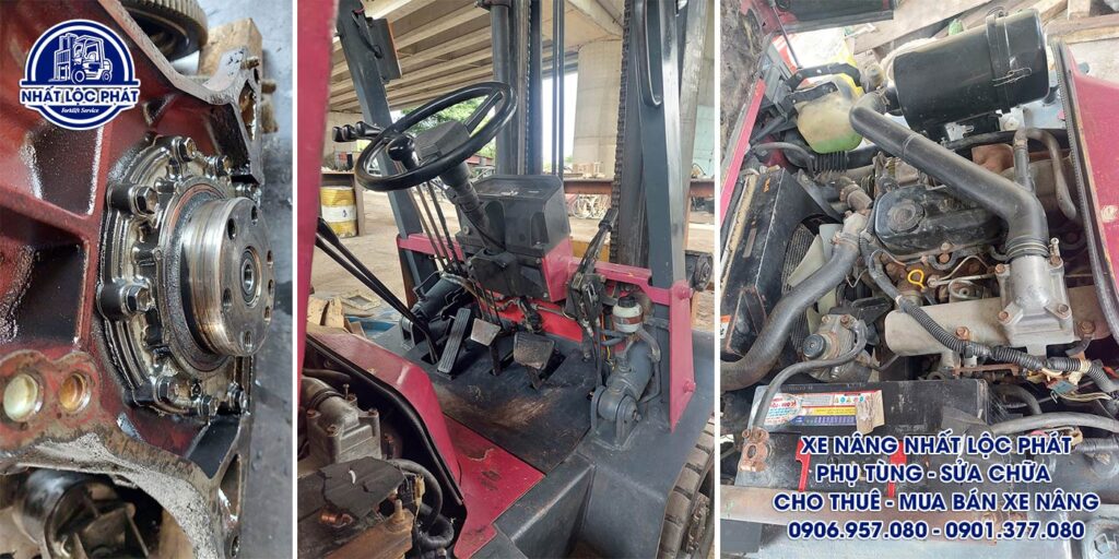 sửa chữa xe nâng cần giờ