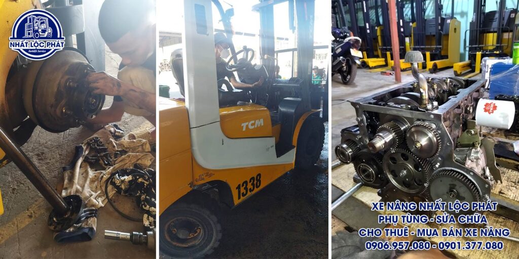 Phục hồi xe nâng dầu chất lượng tận nơi