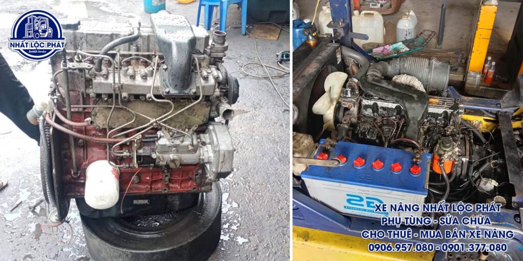 sửa chữa xe nâng cần giờ