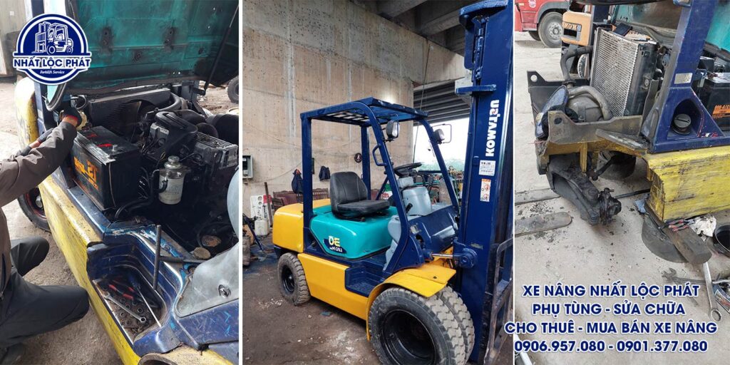 Tu sửa xe nâng dầu ở Cát Lái uy tín