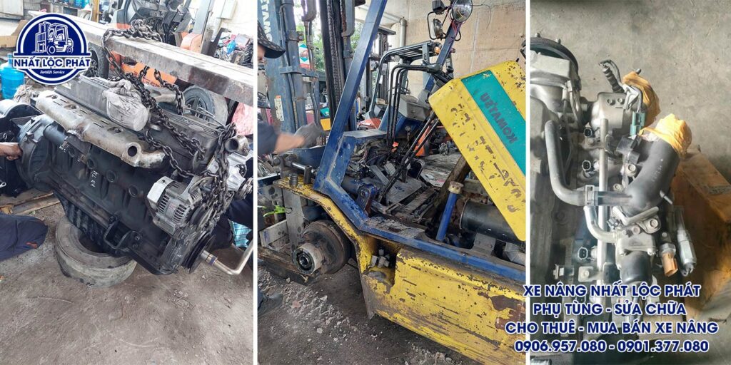 sửa chữa xe nâng cát lái