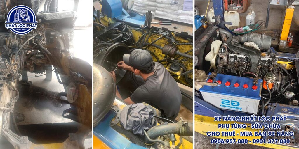 Quy trình sửa chữa xe nâng ở Đông Thạnh uy tín