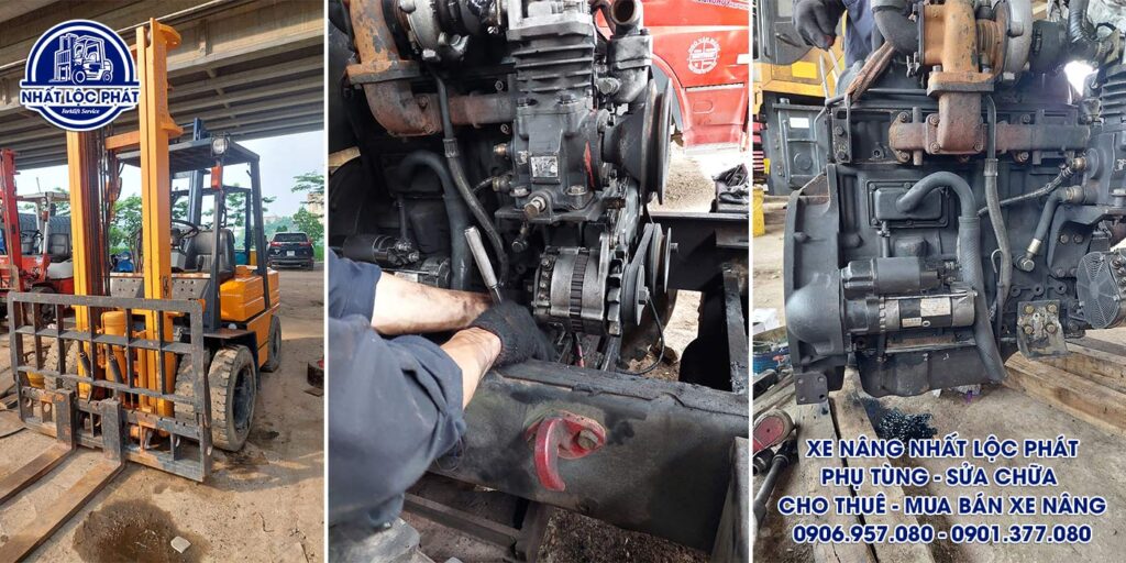 sửa chữa xe nâng hưng long
