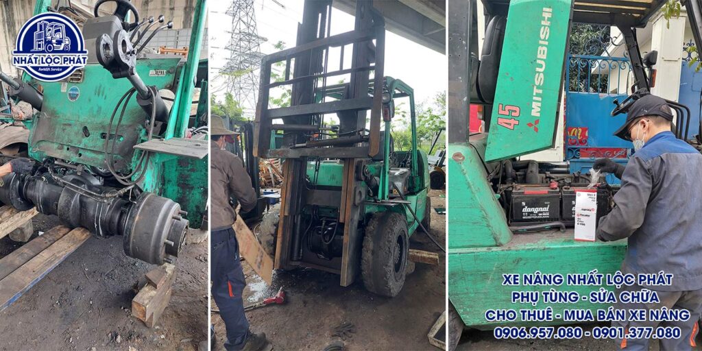 Kỹ thuật viên khắc phục lỗi hỏng hóc đảm bảo xe vận hành lâu dài