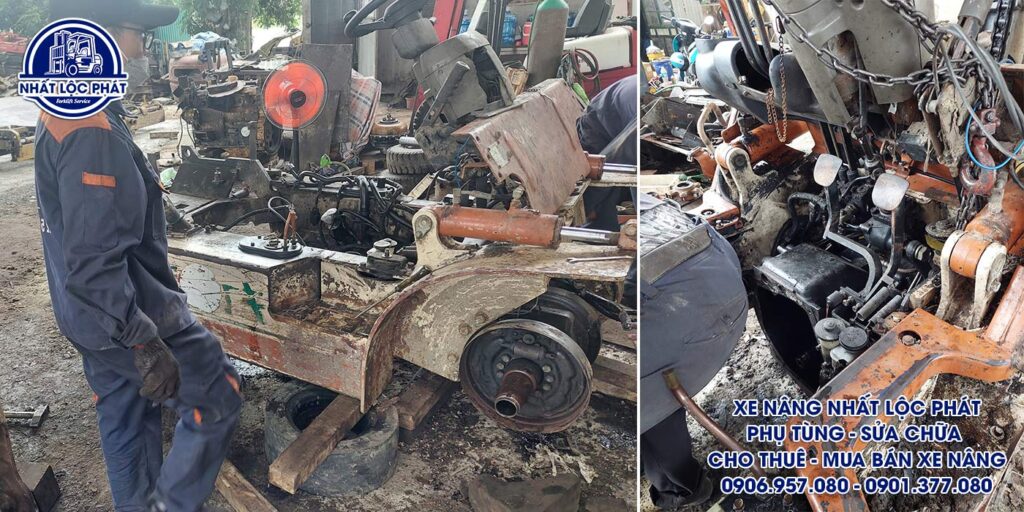 Sửa chữa xe nâng uy tín tiết kiệm chi phí