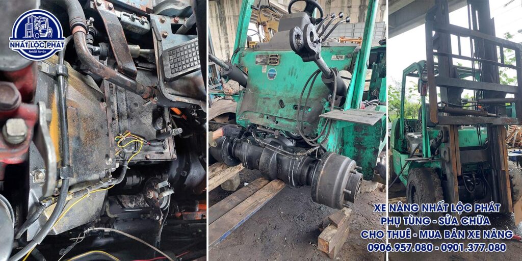 Thay thế phụ tùng và đáp ứng nhu cầu vận chuyển xe nâng