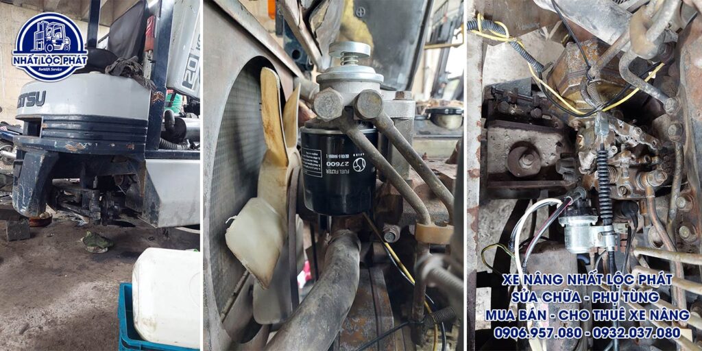 sửa chữa xe nâng an lạc