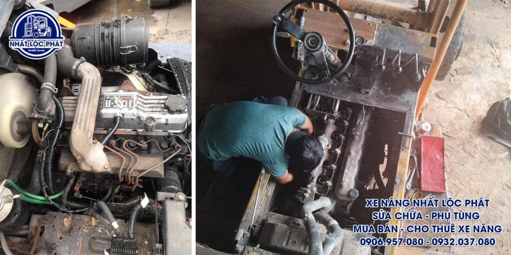 sửa chữa xe nâng an lạc