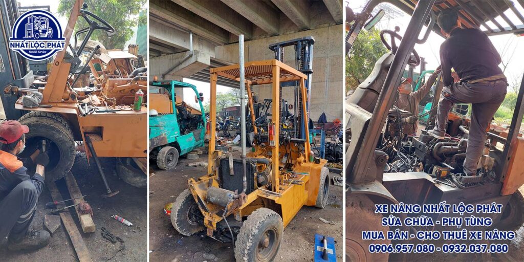 sửa chữa xe nâng bình hưng hòa