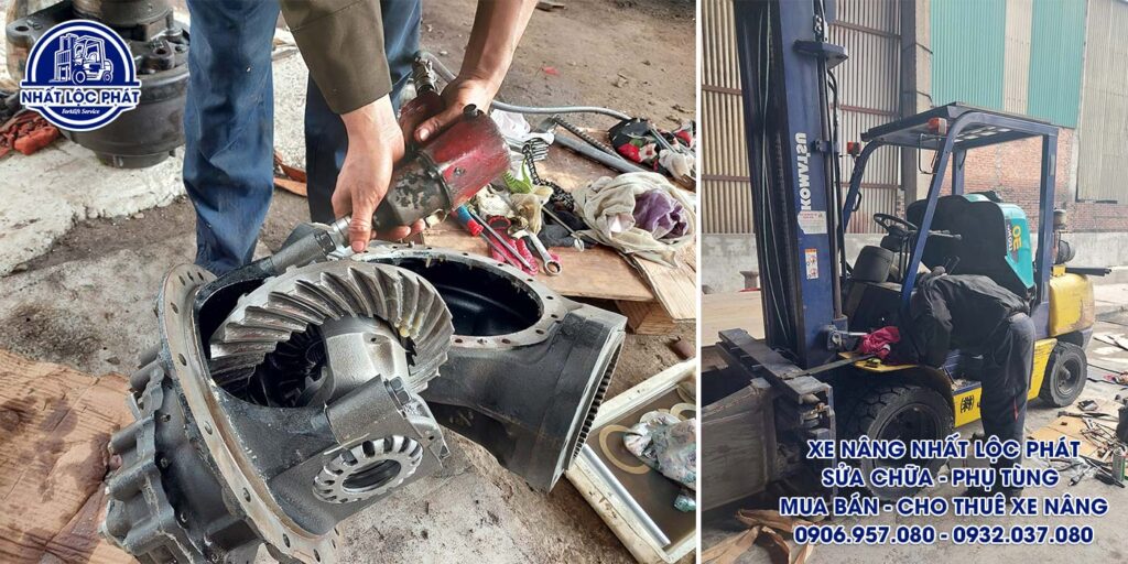 Khắc phục lỗi hỏng hóc đáp ứng nhu cầu sử dụng xe nâng