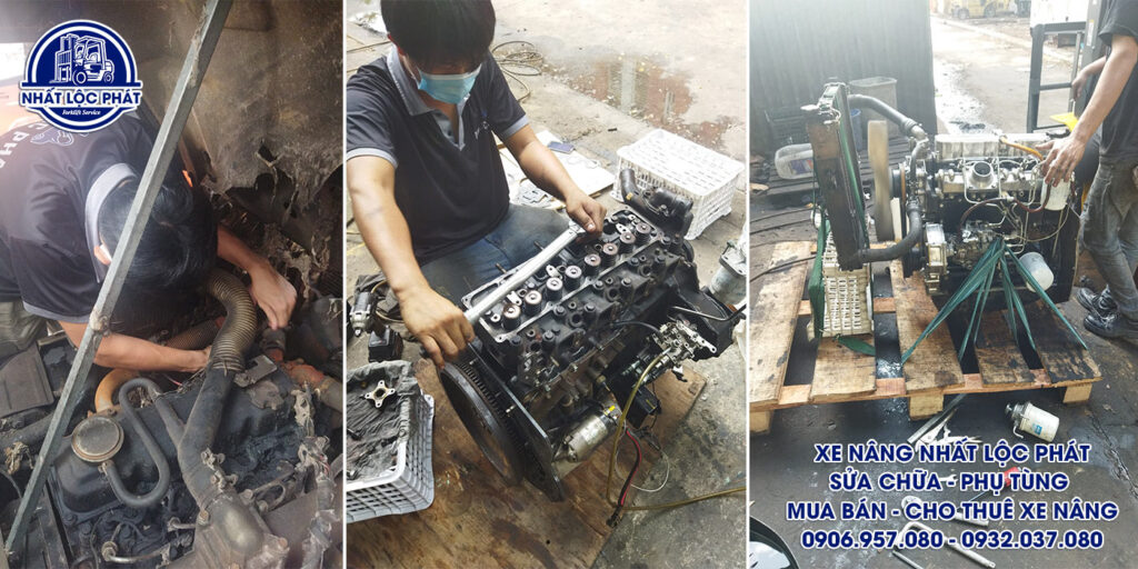 Thay thế phụ tùng linh kiện động cơ