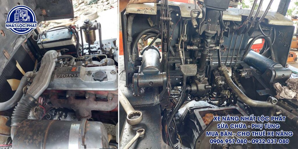 Sửa chữa chính hãng và thay thế phụ tùng xe nâng